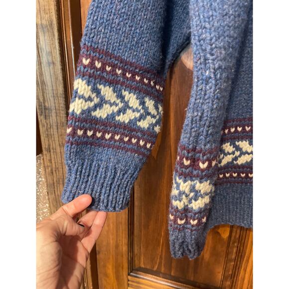 Vintage Winterhouses Newfoundland 100% Wool crewneck sweater XL - Picture 3 of 5